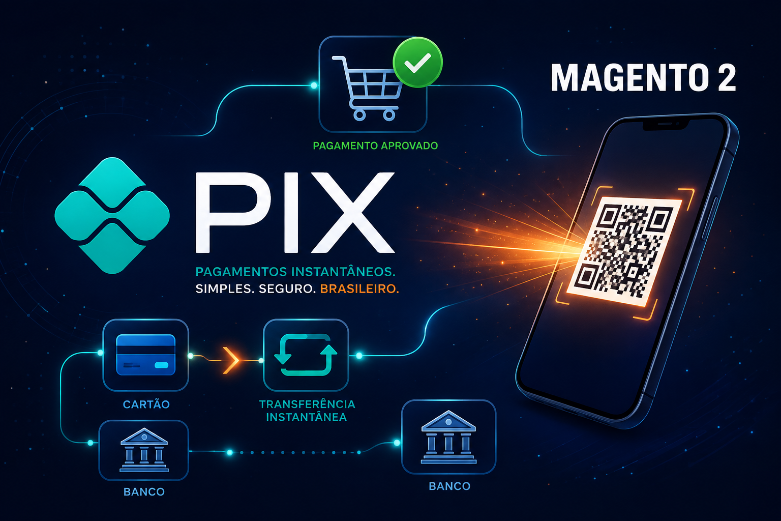 Módulo PIX para Magento 2: Guia Completo da Integração Direta (Inter e C6)