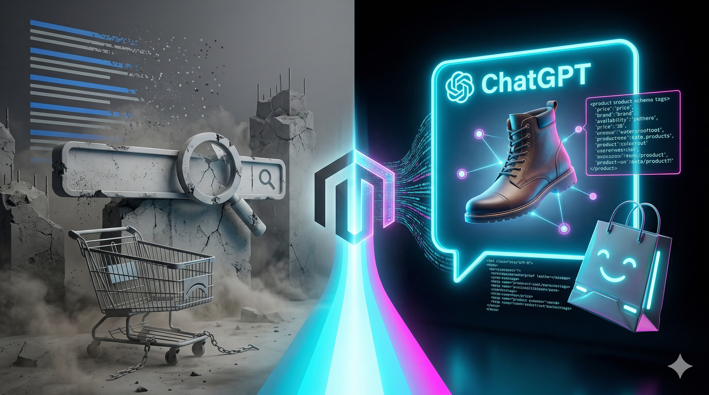 O Fim do SEO Tradicional? Como preparar seu Magento para o ChatGPT Shopping